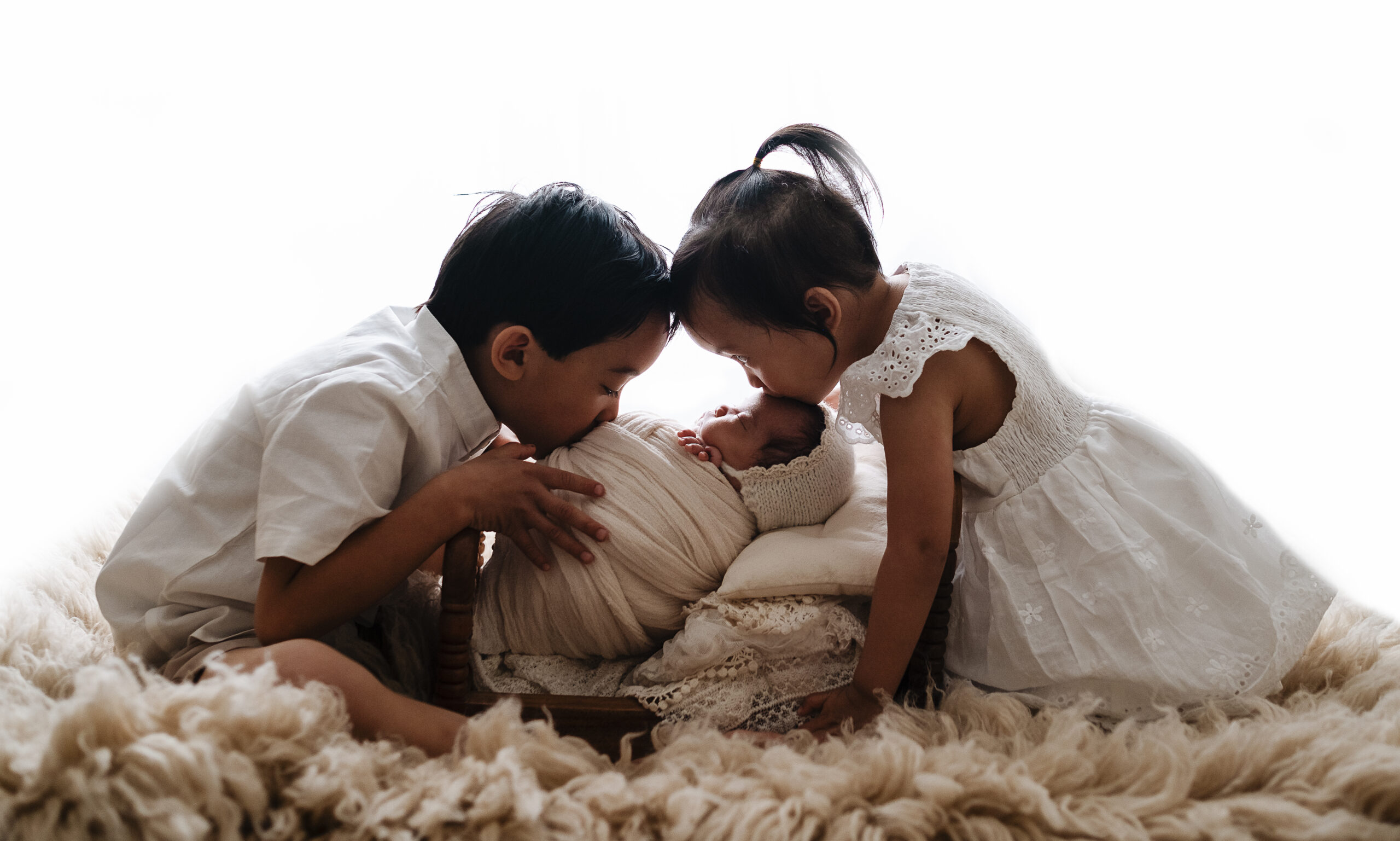 Family photo for newborn baby