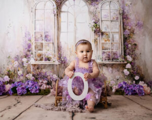Calgary birthday photoshoot, baby photo